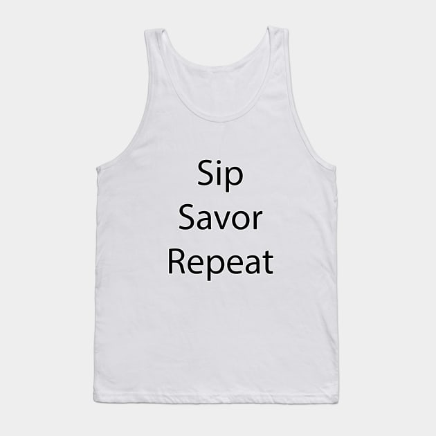 Food and Drink Quote 5 Tank Top by Park Windsor